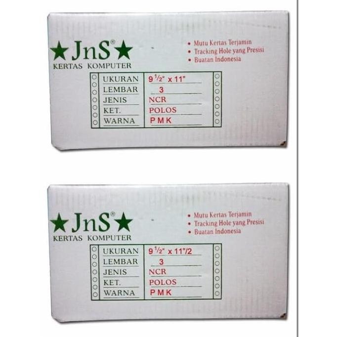 

NEW KERTAS CONTINUOUS FORM JNS 9 1/2 X 11 3 PLY FULL & 3/2 (DIBAGI 2)