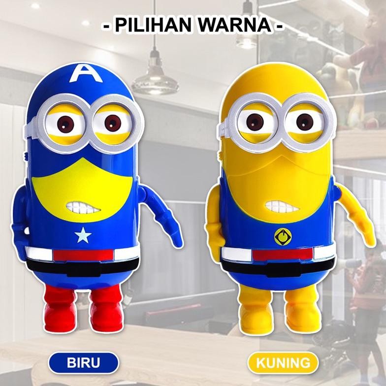 Cartoon Spray Fan Kipas Water Minion Lucu Genggam Mainan Anak Air Tangki Ac Mini Genggam Charger Usb