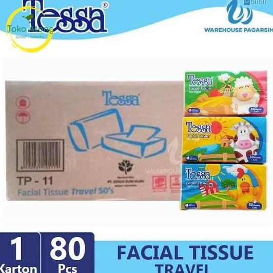 TERMURAH - Tissue Tessa 50 Sheet Tp 19 (1 kardus isi 96 pcs)