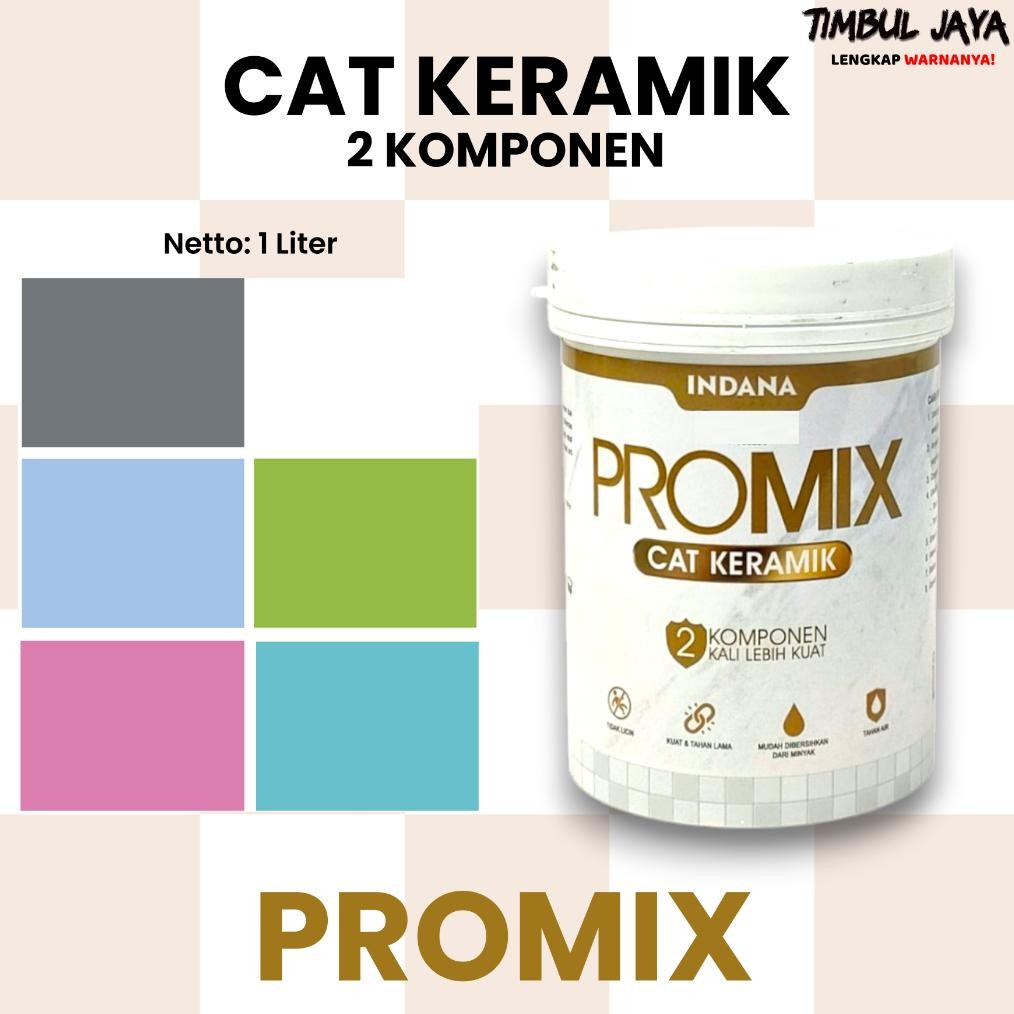 Cat Lantai Keramik PROMIX 2 Komponen Anti Licin / Cat Keramik Lantai Rumah / CatDindingKeramik