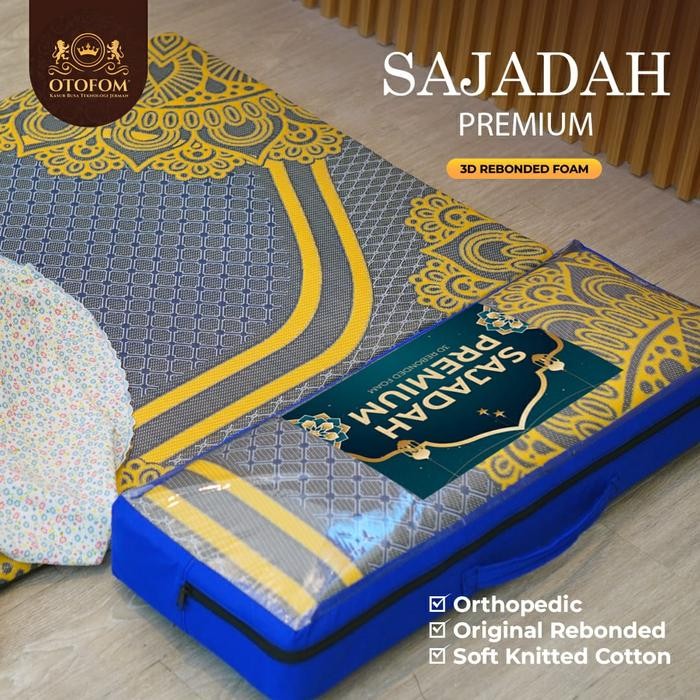 Otofom Sajadah Premium 3D Rebonded Uk 120 X 75 Cm Busa Rebonded Sajadah Premium Bisa Dicuci Tebal