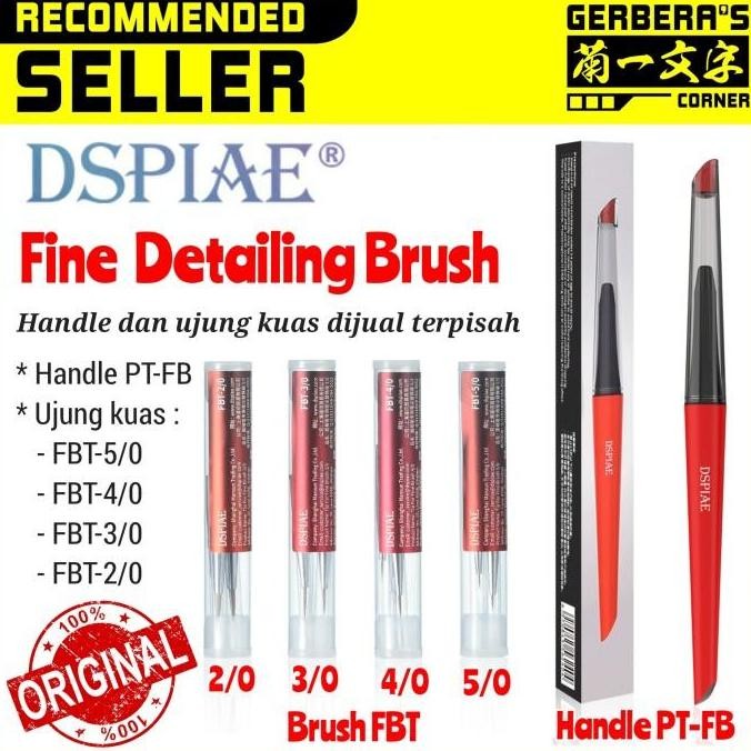 

Sale Dspiae Pt-Fb Fine Detailing Brush And Brush Tip Fbt-5/0 4/0 3/0 2/0