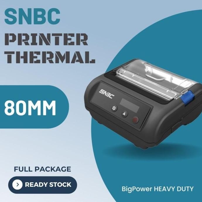 BEBAS ONGKIR - Printer Thermal SNBC Bluetooth 80mm