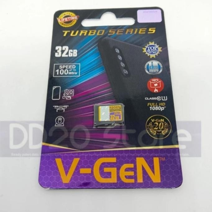 (Expert) Memori Card V-Gen 4GB CLASS 6 - 8GB , 16GB , 32GB KELAS 10 Micro SD Hp