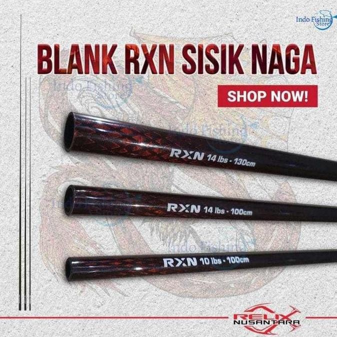Blank Joran SISIK NAGA Relix Nusantara Top Section (ujung joran kosongan)