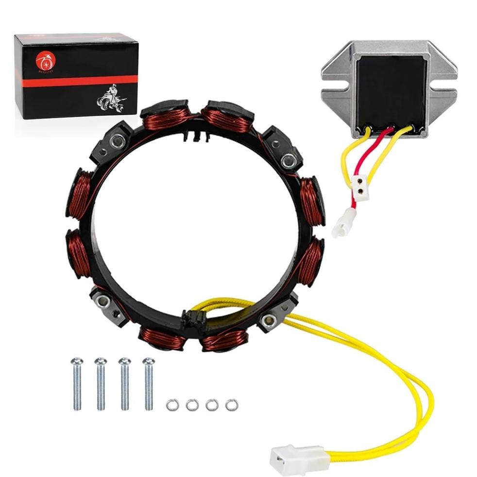 Alternator Stator Coil 2Pin W/Regulator For Briggs & Stratton Engines 10-16 Amp 592830 Replaces For 