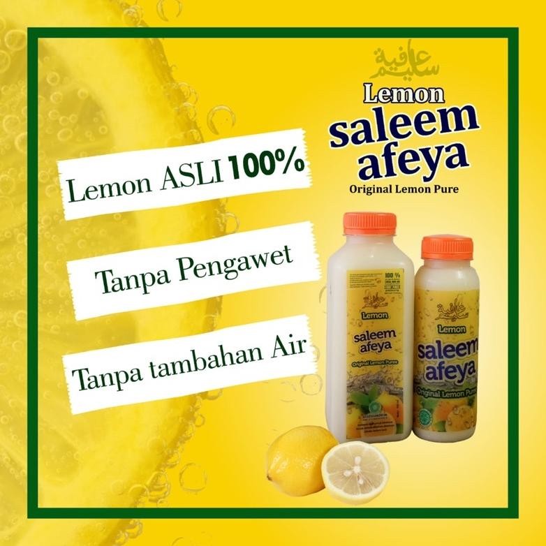 

Viral Lemon Saleem Afeya Original 500Ml/ Sari Lemon Murni/ Diet Sehat As25