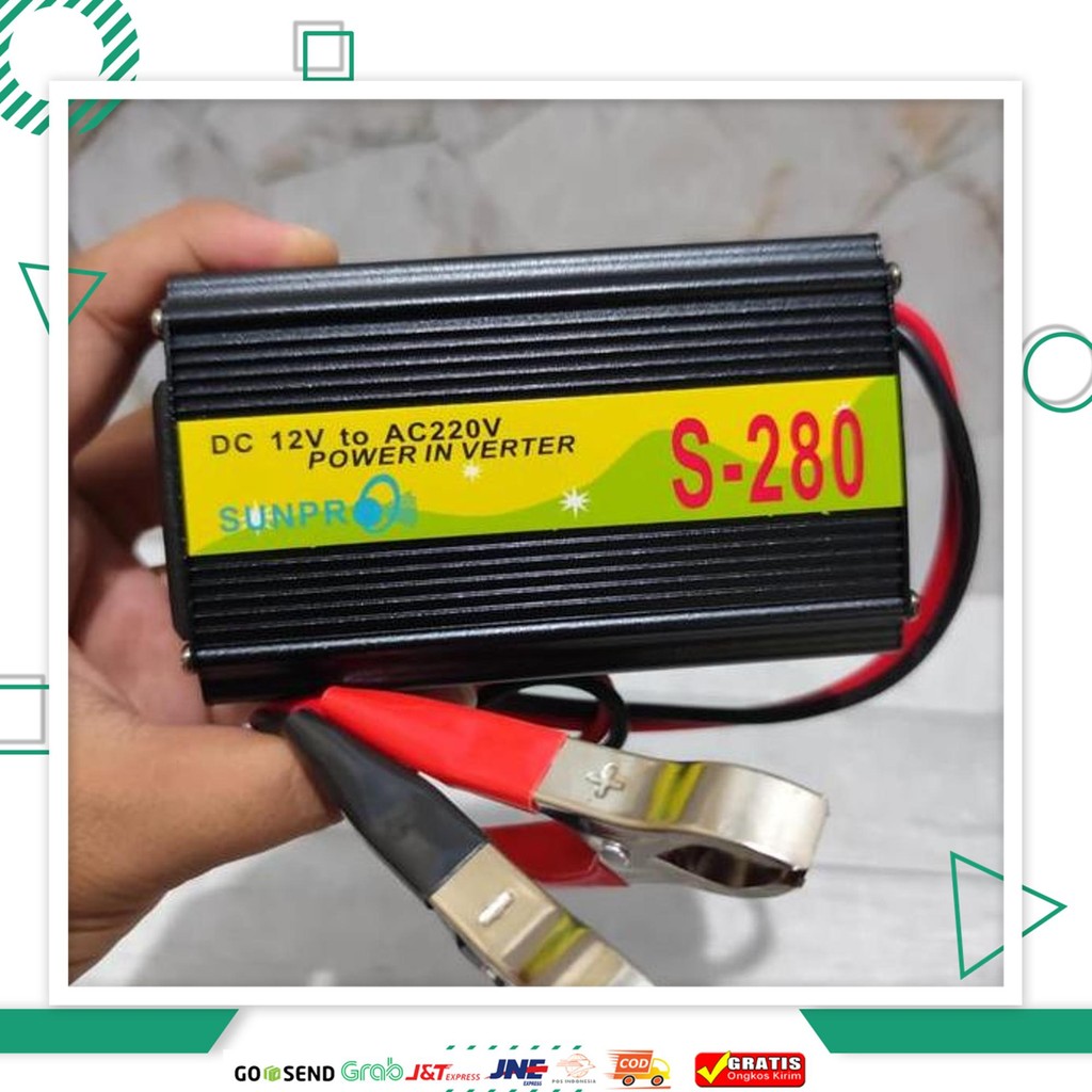 Sunpro Inverter S-280W Dc To Ac Sunpro 280 Watt Original