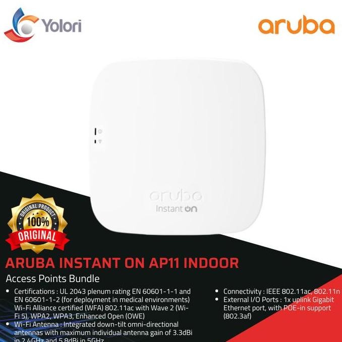 Aruba Instant On Ap11 Indoor Access Points Bundle New Stok