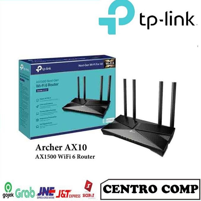 Tp-Link Archer Ax10 - Ax1500 Wifi 6 Router -Tplink Archer Ax10 Ax150 New Stok