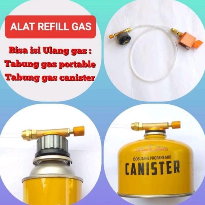 (Expert) ALAT REFIL TABUNG GAS PORTABLE + TABUNG CANISTER HICOOK