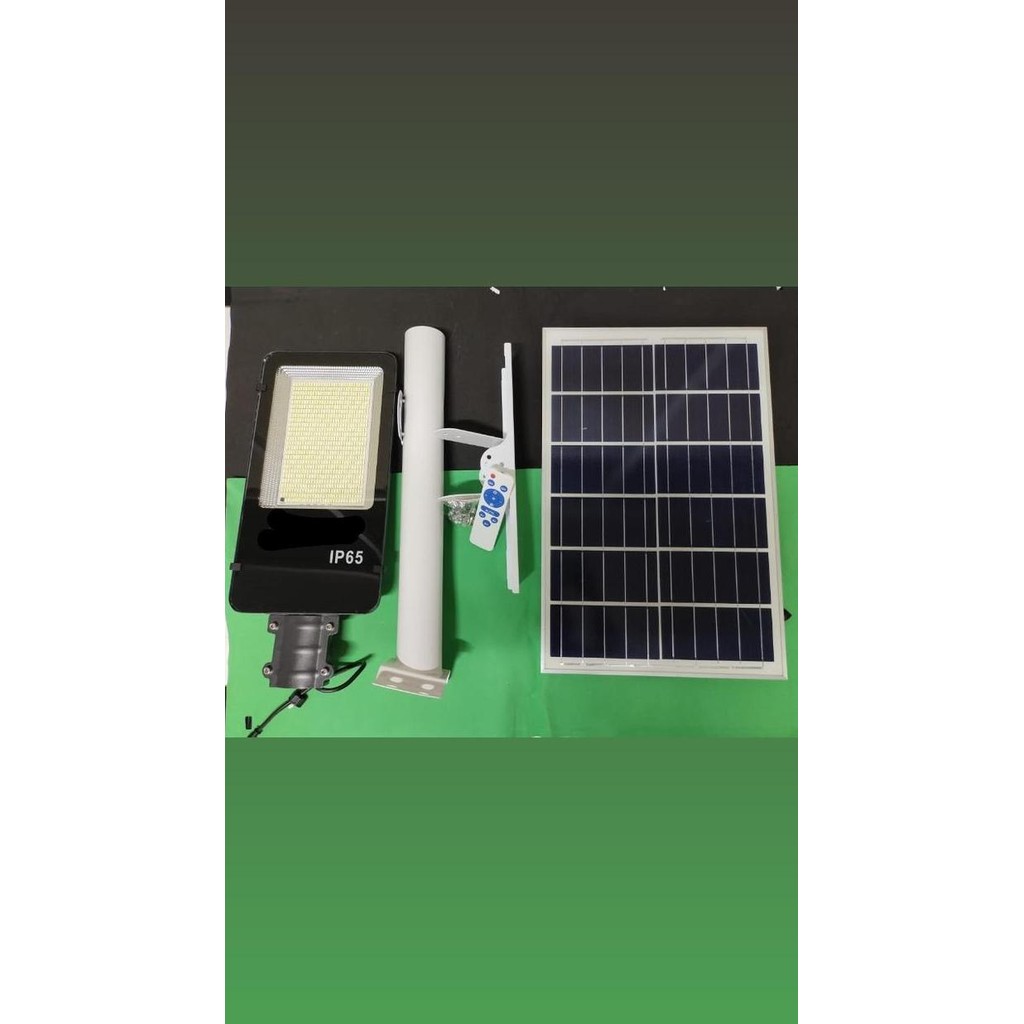 Lampu Pju Solar 2 In 1 100W Lampu Jalan Led Solar Panel + Papan Solar