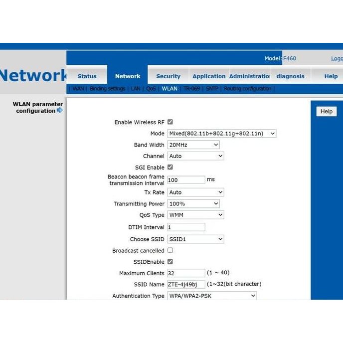 Modem Epon Zte F460 V6/V5 New Stok