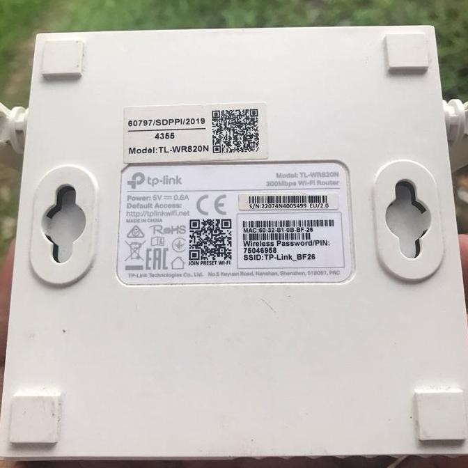 Wifi Router Tp-Link Tl-Wr820N Tp Link Tl Wr820N Bekas Normal Tplink New Stok