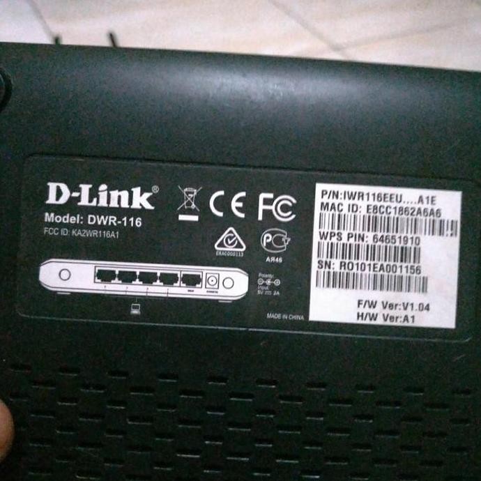 Dlink Dwr-116 New Stok