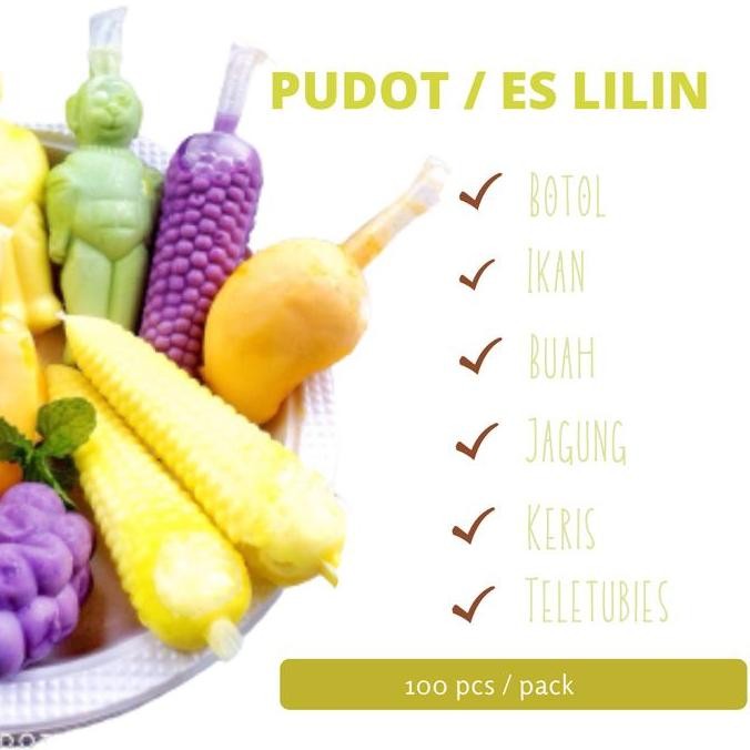 JH8 plastik es wawan murah 100PCS plastik es wawan gratis ongkir buah wawan botol ikan