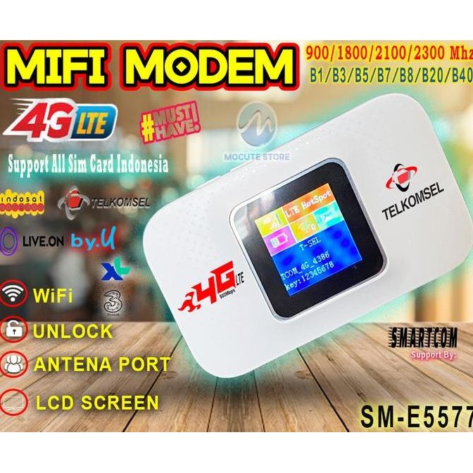 Modem Mifi Zte Mf920Vs 4G Unlock All Operator New Stok