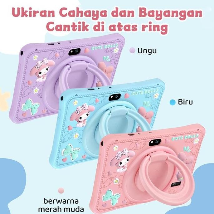 

Hancdon[Tas ransel gratis]F06 KIDS STUDY TAB / tablet edukasi / tab anak / tab belajar / tablet 7inch/10 inch / tablet game edukasi,tablet RAM 6/128GB Biru Pink Pendidikan Set Hadiah Bluetooth Wifi ipad anak-anak Layar tablet android murah TF