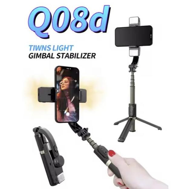 Gimbal Hanphone Gimbal Stabillizer Selfie Stabilizer Anti Goyang Q08