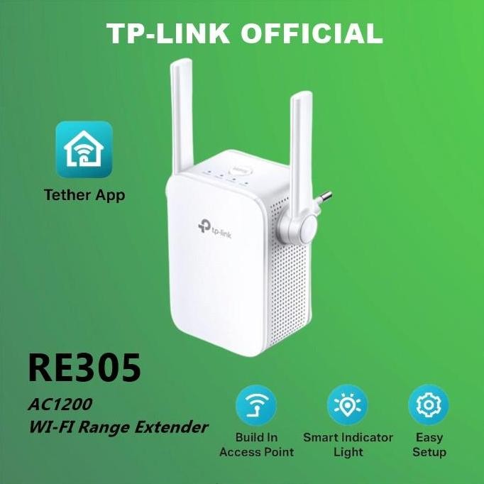 Tp-Link Re305 Tplink Re 305 Dual Band Wifi Wireless Range Extender New Stok