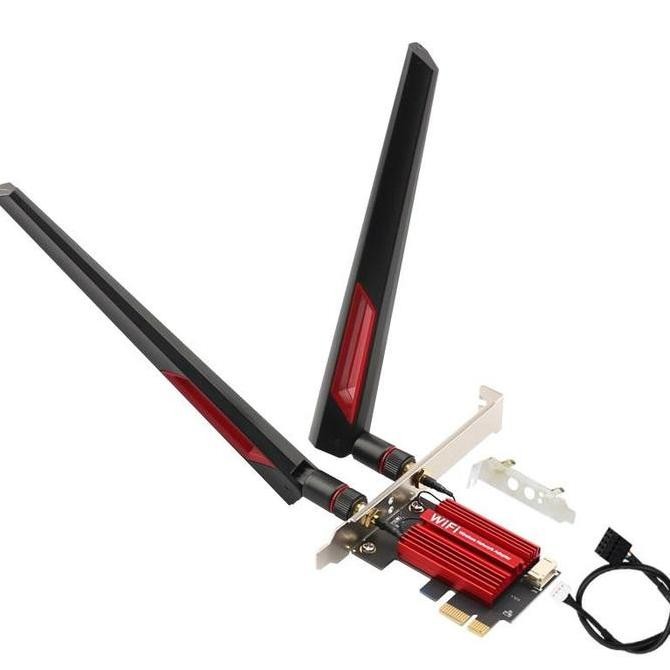 Pcie Wifi 6 Intel Ax210 Dual Band Bluetooth High Speed Pci Wifi - Pcie New Stok