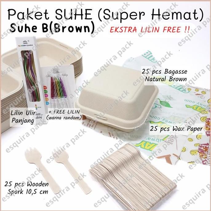

JH8 (25 Pcs) Paket Korean Bento Cake SUPER HEMAT / Paket A / Paket B