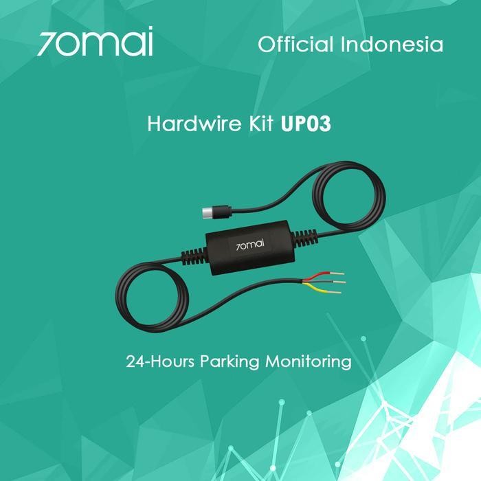 70Mai Dashcam Hardwire Kit Up03 Untuk Parking Monitor (Untuk Tipe A200/A500S/A510/A810/M310/S500/Omn