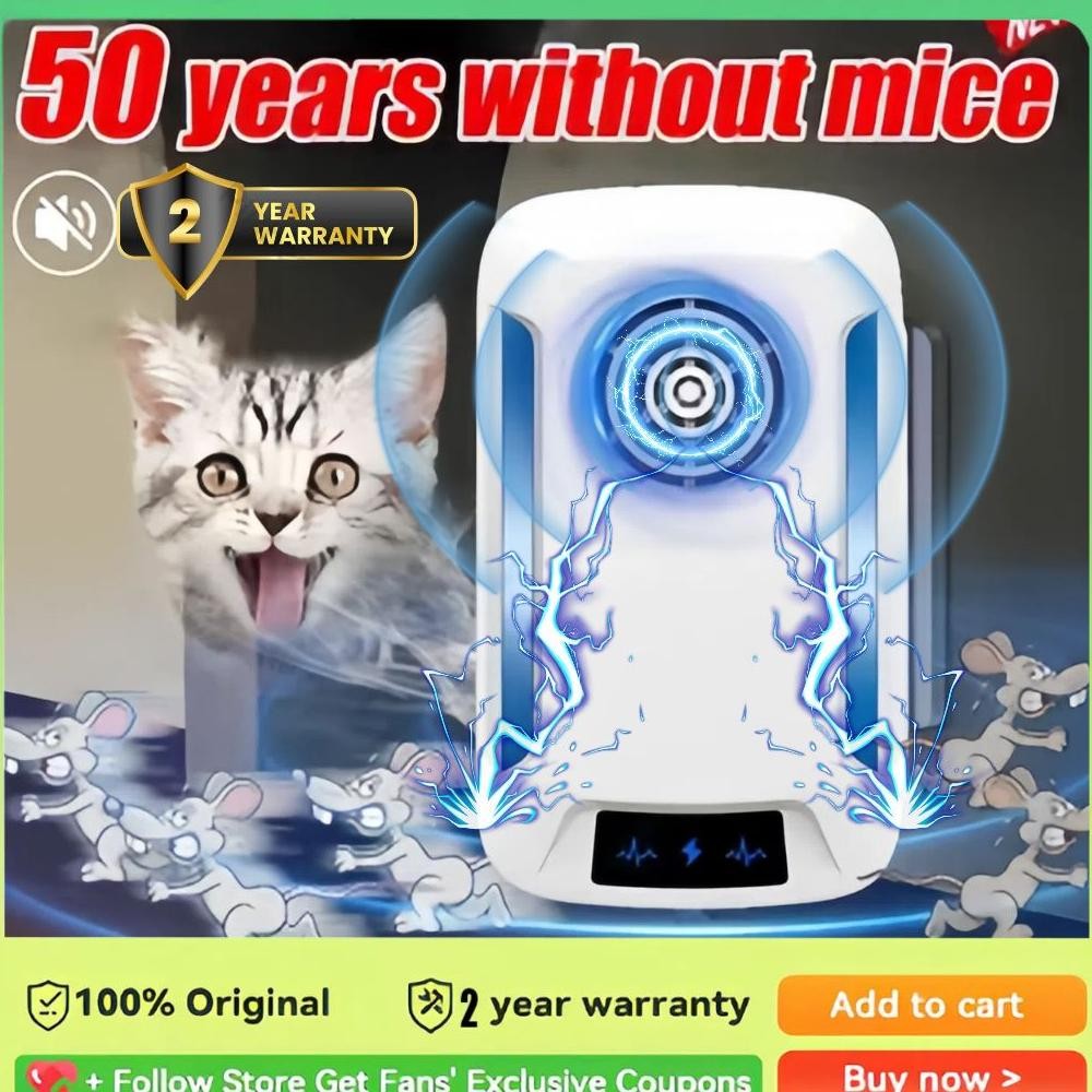 TERLARIS 5D Pengusir tikus tidak beracun/Mengusir 10000 tikus dalam 1 malampengusir tikus ultrasonik