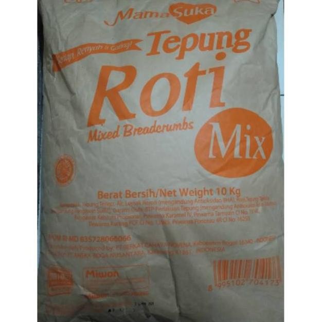 

TEPUNG ROTI KARUNGAN 8 KG PUTIH 10 KG OREN MIX MAMASUKA PANIR NUGGET TEPUNG PANKO ROTI BREAD CRUMBS CRUMB SV13