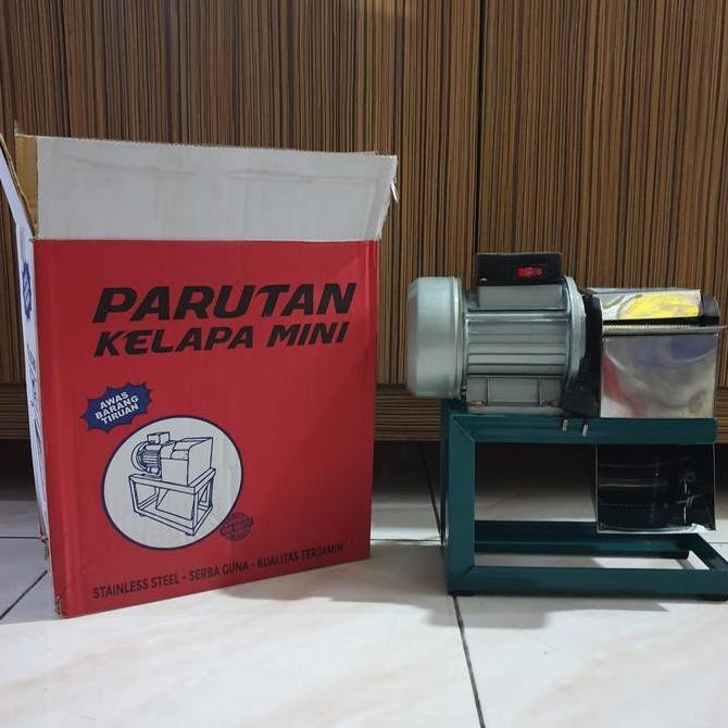 Mesin Parut Kelapa Listrik Kaki Stainless | Parutan Kelapa Mini Kualitas Terbaik Harga Termurah