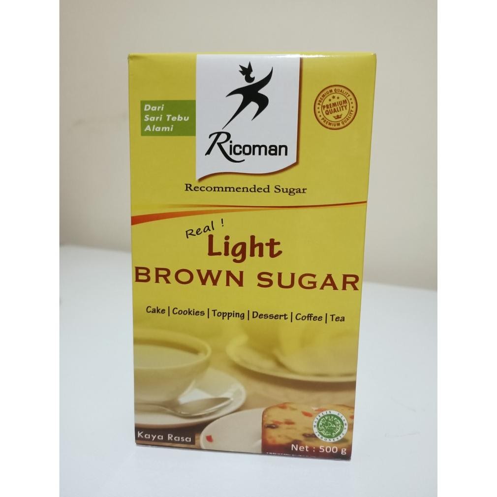 

Ricoman Light Brown Sugar 500gr SV