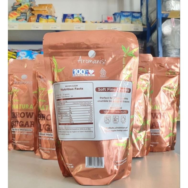 

Aromanis Brown Sugar 250Gr / Natural Brown Sugar 250Gr SV13