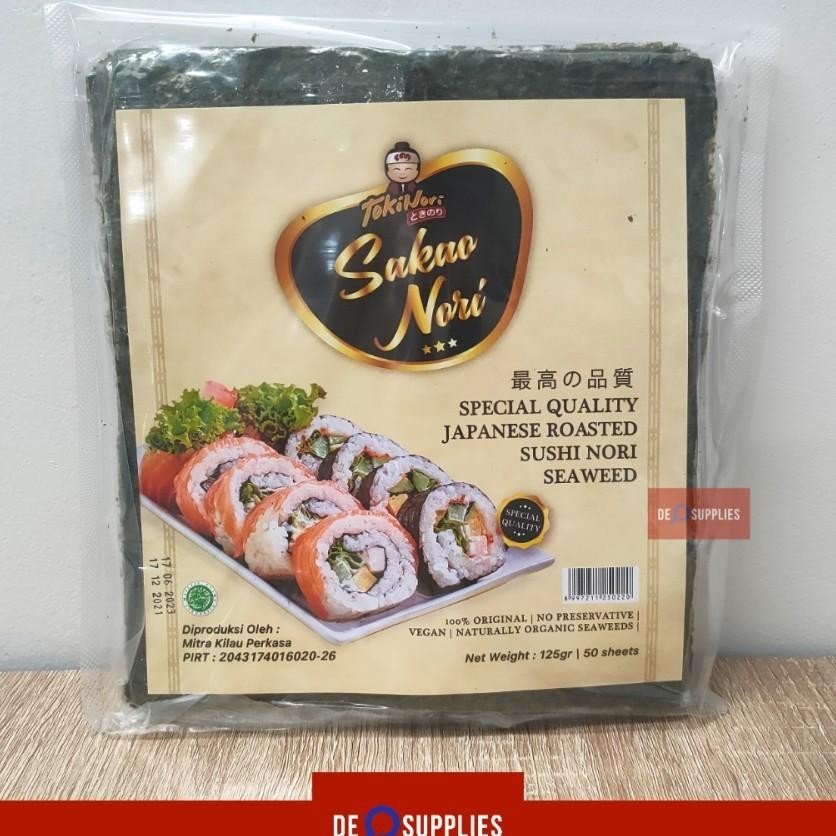 

Sakao Sushi N Seaweed Special Grade 50 Sheet Lembar Rumput Laut
