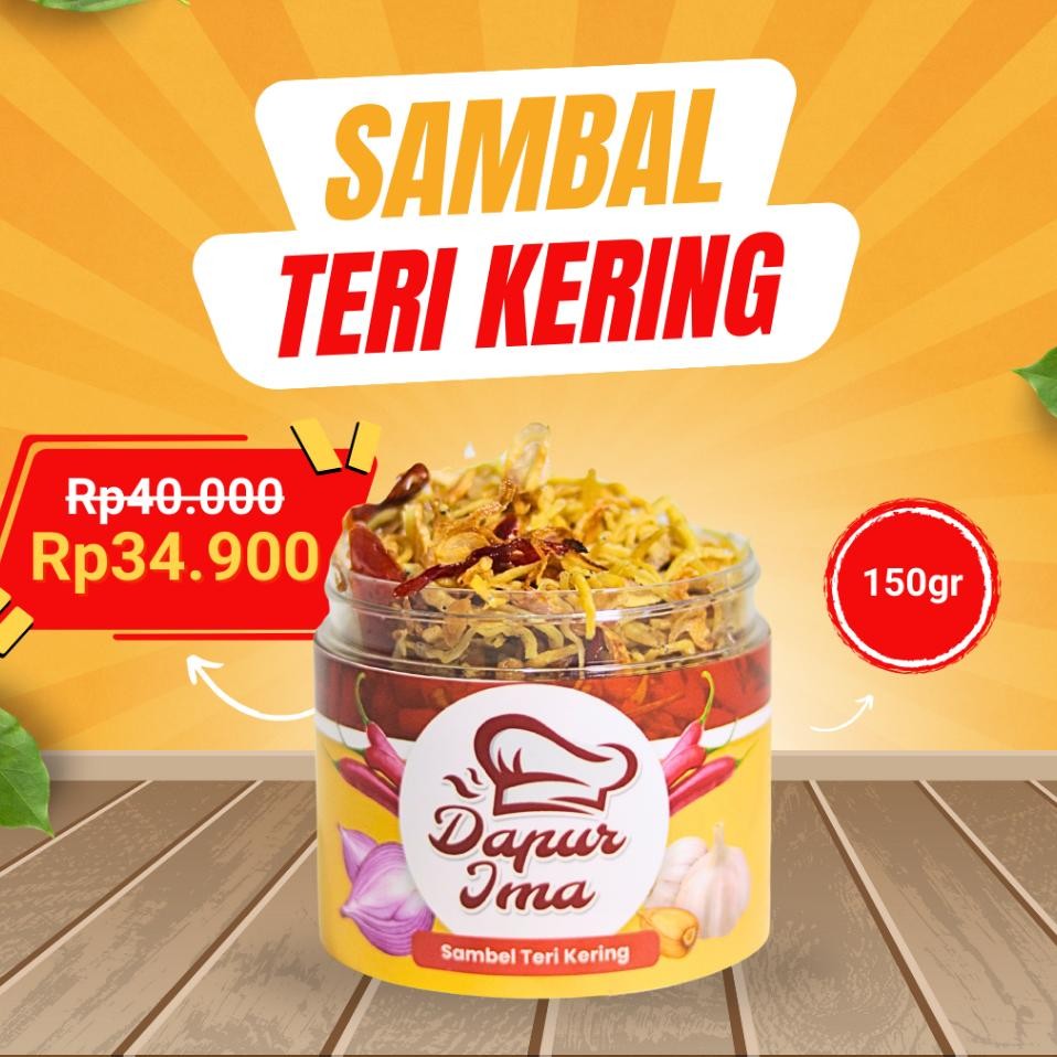 

Sambal Teri Kering Dapur Ima 150Gr