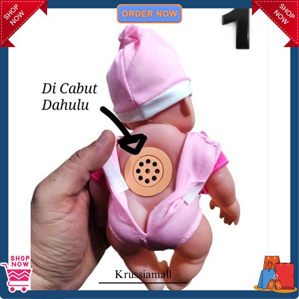 Mainan Boneka Bayi Dot Empeng Suara Menangis Mama Papa Lucu Murah Kantong Siap Kirim