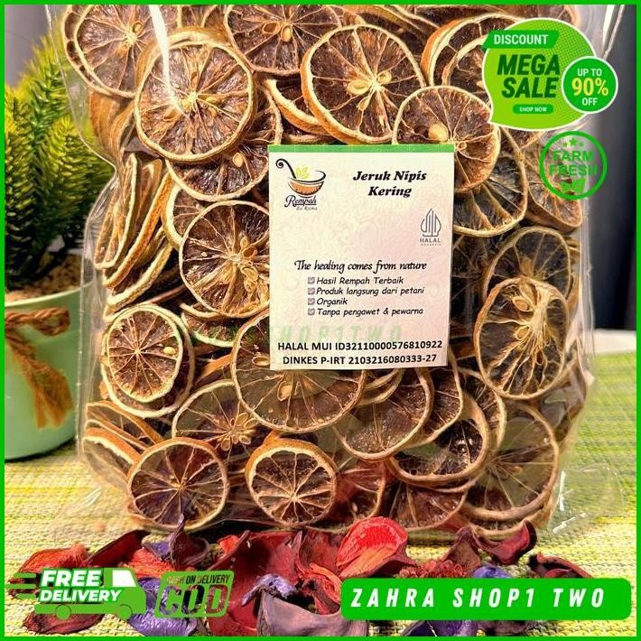 

JERUK NIPIS KERING / DRIEDLIME SLICE 100 GRAM BEST PRODUK