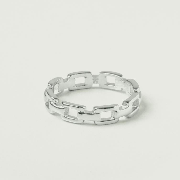 Kuze Original 316L Stainless Steel Collection - Fraser Ring / Cincin Fraser - Silver MURAH