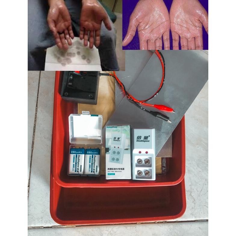 Alat terapi keringat berlebih/iontophoresis hiperhidrosis