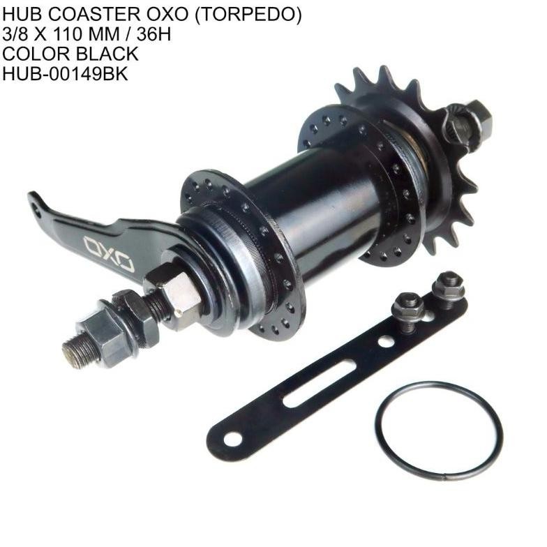 {Salt} Freehub Oxo Torpedo Rem Belakang Torpedo Coaster Brake 32H Dan 36H Fixie Bmx Gear 16T Ke-21