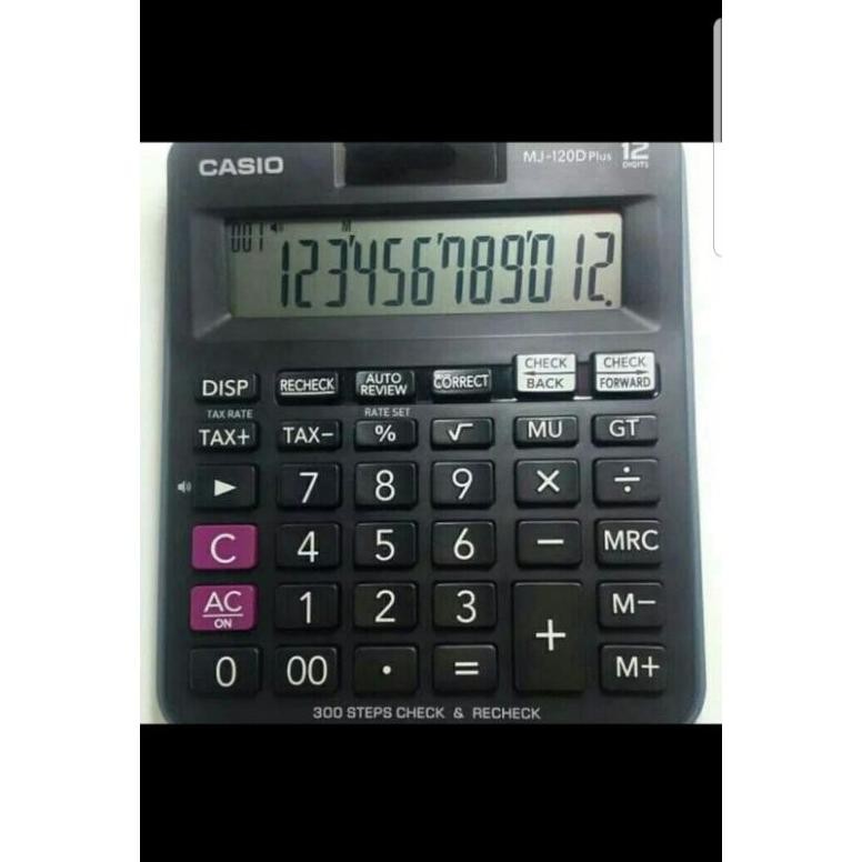 

Kalkulator Calculator Casio Dagang MJ-120D Plus MJ12D Plus Original Resmi
