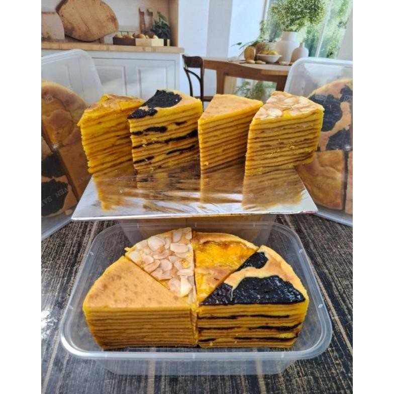 

Kue Lapis Legit Empat Sultan Ukuran 1/2 Loyang Bulat (8x16Cm) Rasa Premium, Almond, Cempedak, Prunes Gluten Free Makanan