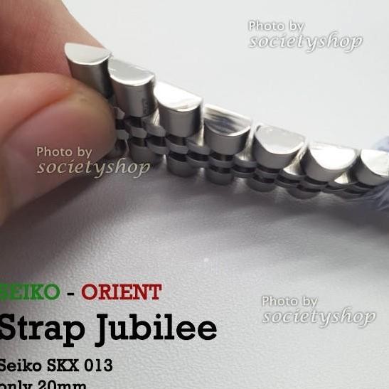 new  Jubilee STRAP Rantai Jam Tangan Seiko 013 skx13 Watch 20mm tali 20