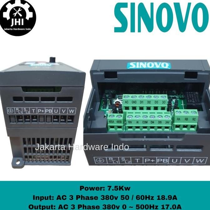 ready INVERTER VFD 7.5KW/10HP 380V 3Phase Variable Frequency Drive SINOVO
