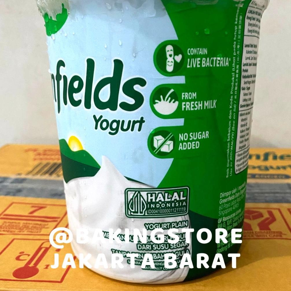 

{Salt} Greenfields Yogurt Plain (Yoghurt Non Sugar) 1 Kg J-42