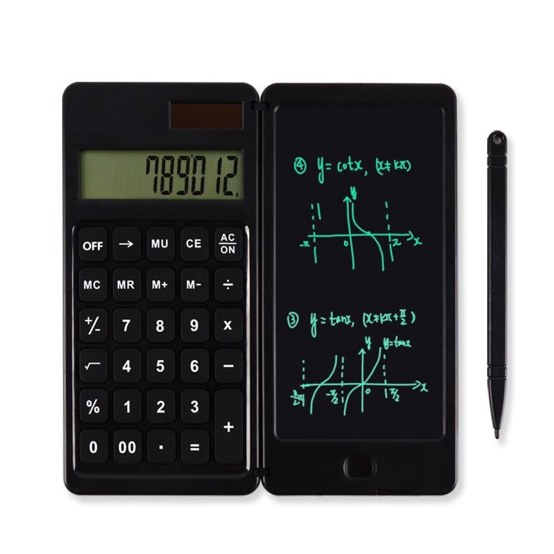

Kalkulator Solar 12-Digit Digital Dengan Tablet Tulis Lcd