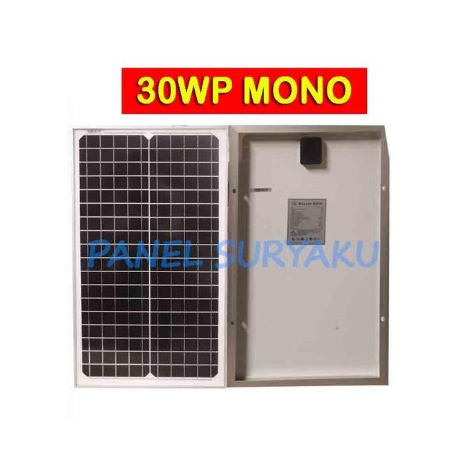Solar Panel/Panel Surya 30Wp Mono 30wp Monocrystalline HQ