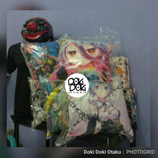 Sarung Bantal/Guling Custom Anime, K-POP, Band, Logo dan Photo