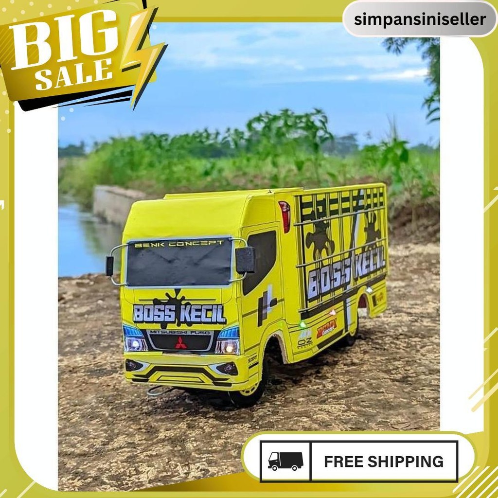 Mainan Anak/Miniatur Truk/Truk Oleng/Miniatur Truk Oleng Termurah/Miniatur Truk Variasi Lampu/Miniat