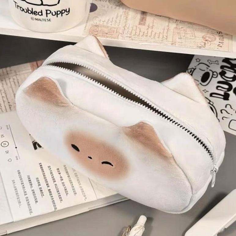 

JH8 Pinkbubbly.Kotak Pensil Lucu /Terbakar Roti Kucing Tempat pensil Kotak Pensil LucuTas Pena Roti Panggang Lucu Ins, versi Korea dari tas pena lucu pena kantung pena kucing kucing kantung pensil alat pensil Pencil case karakter Roti