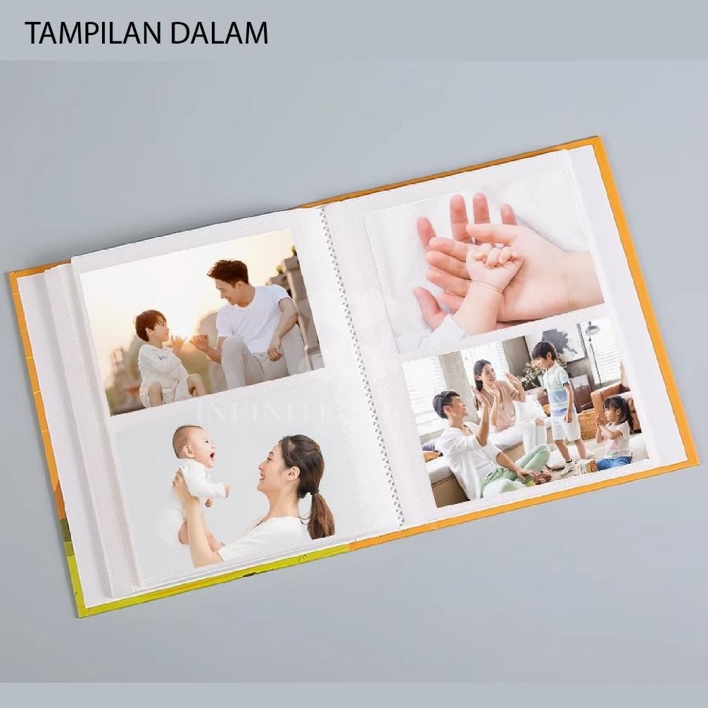 

JH8 BUKU ALBUM 2R isi 50 Lembar Sleeve 2P 2 sisi / bisa isi 200 Foto 2R / 6X9 CM / Photocard / Polaroid